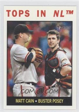 2013 Topps Heritage - [Base] #423 - Tops in NL (Matt Cain, Buster Posey)