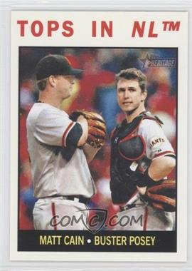 2013 Topps Heritage - [Base] #423 - Tops in NL (Matt Cain, Buster Posey)