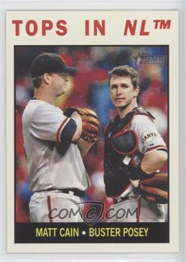 2013 Topps Heritage - [Base] #423 - Tops in NL (Matt Cain, Buster Posey)