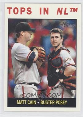 2013 Topps Heritage - [Base] #423 - Tops in NL (Matt Cain, Buster Posey)