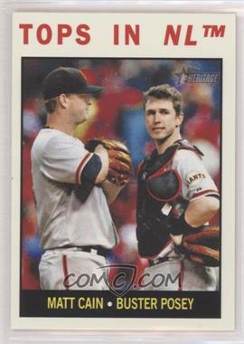 2013 Topps Heritage - [Base] #423 - Tops in NL (Matt Cain, Buster Posey)