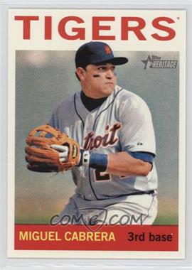 2013 Topps Heritage - [Base] #426.2 - Action Variation - Miguel Cabrera