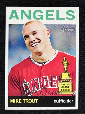 2013 Topps Heritage - [Base] #430.1 - High Number SP - Mike Trout