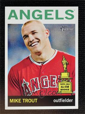 2013 Topps Heritage - [Base] #430.1 - High Number SP - Mike Trout