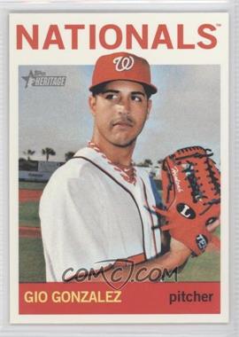 2013 Topps Heritage - [Base] #454 - High Number SP - Gio Gonzalez