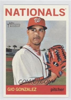 2013 Topps Heritage - [Base] #454 - High Number SP - Gio Gonzalez