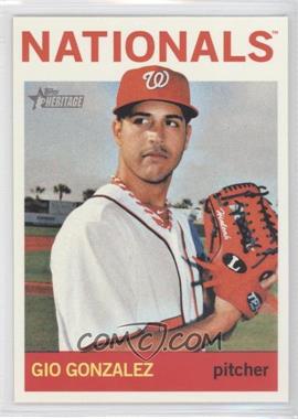 2013 Topps Heritage - [Base] #454 - High Number SP - Gio Gonzalez