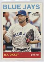 Action Variation - R.A. Dickey (Blue Jays on Jersey)