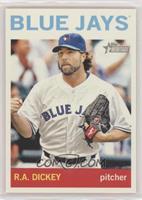 Action Variation - R.A. Dickey (Blue Jays on Jersey)