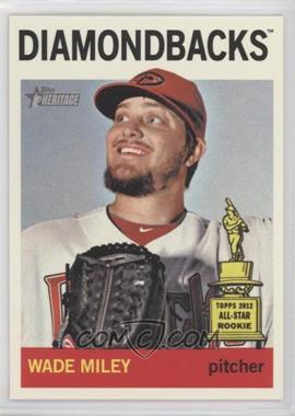 2013 Topps Heritage - [Base] #474.1 - High Number SP - Wade Miley