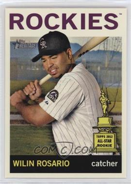 2013 Topps Heritage - [Base] #488 - High Number SP - Wilin Rosario