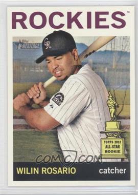 2013 Topps Heritage - [Base] #488 - High Number SP - Wilin Rosario