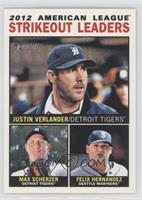 League Leaders - Justin Verlander, Max Scherzer, Felix Hernandez