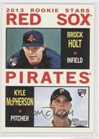 Rookie Stars - Brock Holt, Kyle McPherson