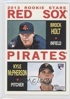 Rookie Stars - Brock Holt, Kyle McPherson