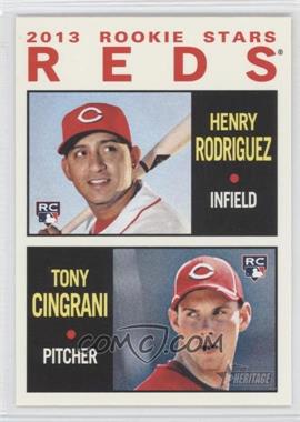 2013 Topps Heritage - [Base] #94 - Rookie Stars - Henry Rodriguez, Tony Cingrani