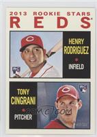 Rookie Stars - Henry Rodriguez, Tony Cingrani