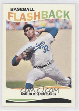 2013 Topps Heritage - Baseball Flashback #BF-SK - Sandy Koufax