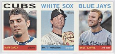 2013 Topps Heritage - Boxloader Ad Panel #GTL - Matt Garza, Matt Thornton, Brett Lawrie