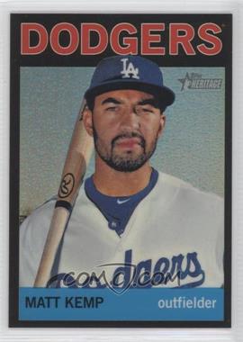 2013 Topps Heritage - Chrome - Black Refractors #HC27 - Matt Kemp /64