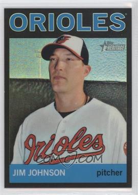 2013 Topps Heritage - Chrome - Black Refractors #HC43 - Jim Johnson /64