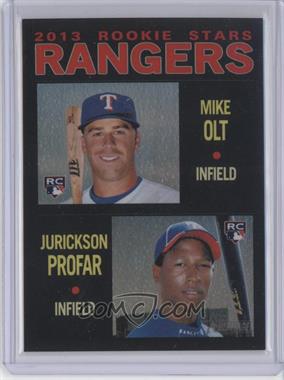 2013 Topps Heritage - Chrome - Black Refractors #HC95 - Mike Olt, Jurickson Profar /64 [COMC RCR Near Mint‑Mint+]