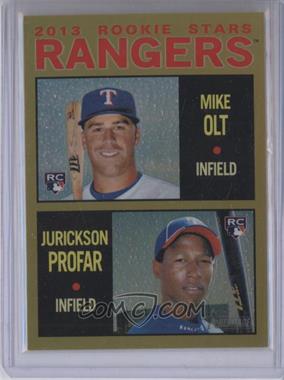 2013 Topps Heritage - Chrome - Gold Refractors #HC95 - Mike Olt, Jurickson Profar /5