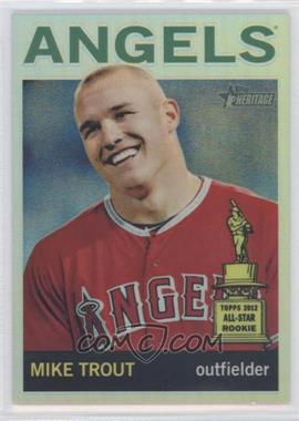 2013 Topps Heritage - Chrome - Refractors #HC10 - Mike Trout /564