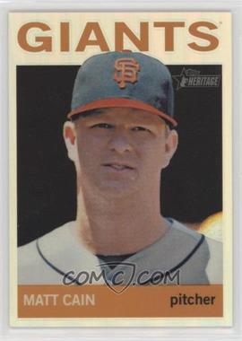 2013 Topps Heritage - Chrome - Refractors #HC18 - Matt Cain /564