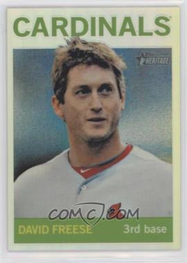 2013 Topps Heritage - Chrome - Refractors #HC23 - David Freese /564