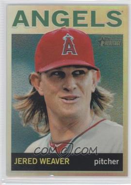 2013 Topps Heritage - Chrome - Refractors #HC36 - Jered Weaver /564