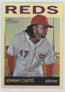 2013 Topps Heritage - Chrome - Refractors #HC57 - Johnny Cueto /564