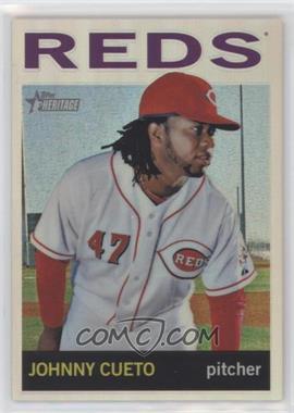 2013 Topps Heritage - Chrome - Refractors #HC57 - Johnny Cueto /564