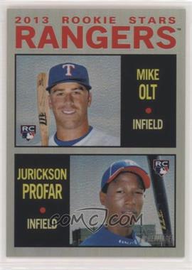 2013 Topps Heritage - Chrome - Refractors #HC95 - Mike Olt, Jurickson Profar /564