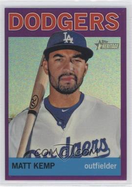 2013 Topps Heritage - Chrome - Retail Purple Refractors #HC27 - Matt Kemp