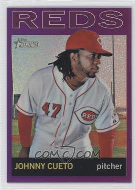 2013 Topps Heritage - Chrome - Retail Purple Refractors #HC57 - Johnny Cueto