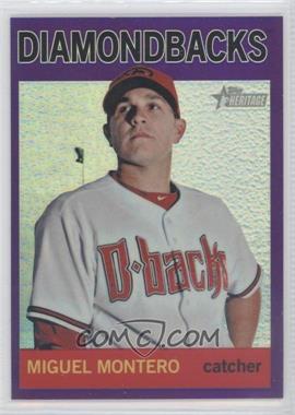 2013 Topps Heritage - Chrome - Retail Purple Refractors #HC76 - Miguel Montero