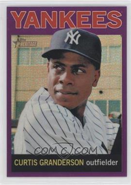 2013 Topps Heritage - Chrome - Retail Purple Refractors #HC84 - Curtis Granderson