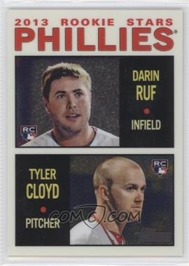 2013 Topps Heritage - Chrome #HC98 - Darin Ruf, Tyler Cloyd /999