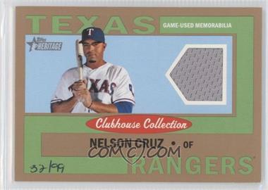 2013 Topps Heritage - Clubhouse Collection Relics - Gold #CCR-NC - Nelson Cruz /99