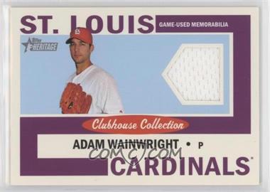 2013 Topps Heritage - Clubhouse Collection Relics #CCR-AW - Adam Wainwright