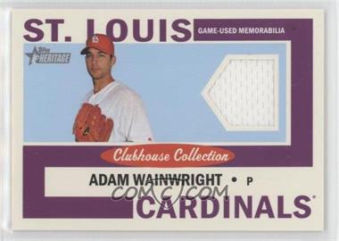 2013 Topps Heritage - Clubhouse Collection Relics #CCR-AW - Adam Wainwright