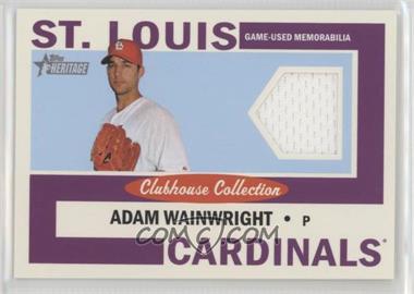 2013 Topps Heritage - Clubhouse Collection Relics #CCR-AW - Adam Wainwright