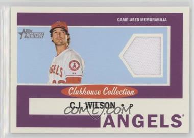 2013 Topps Heritage - Clubhouse Collection Relics #CCR-CW - C.J. Wilson