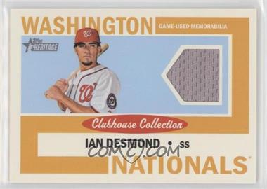 2013 Topps Heritage - Clubhouse Collection Relics #CCR-ID - Ian Desmond