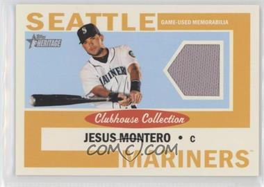 2013 Topps Heritage - Clubhouse Collection Relics #CCR-JM - Jesus Montero