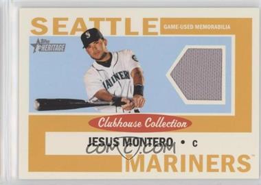 2013 Topps Heritage - Clubhouse Collection Relics #CCR-JM - Jesus Montero