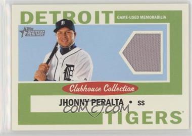 2013 Topps Heritage - Clubhouse Collection Relics #CCR-JPE - Jhonny Peralta