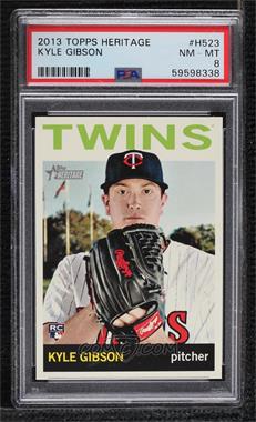 2013 Topps Heritage - High Number #H523 - Kyle Gibson [PSA 8 NM‑MT]