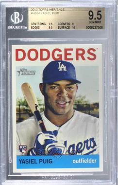 2013 Topps Heritage - High Number #H584 - Yasiel Puig [BGS 9.5 GEM MINT]